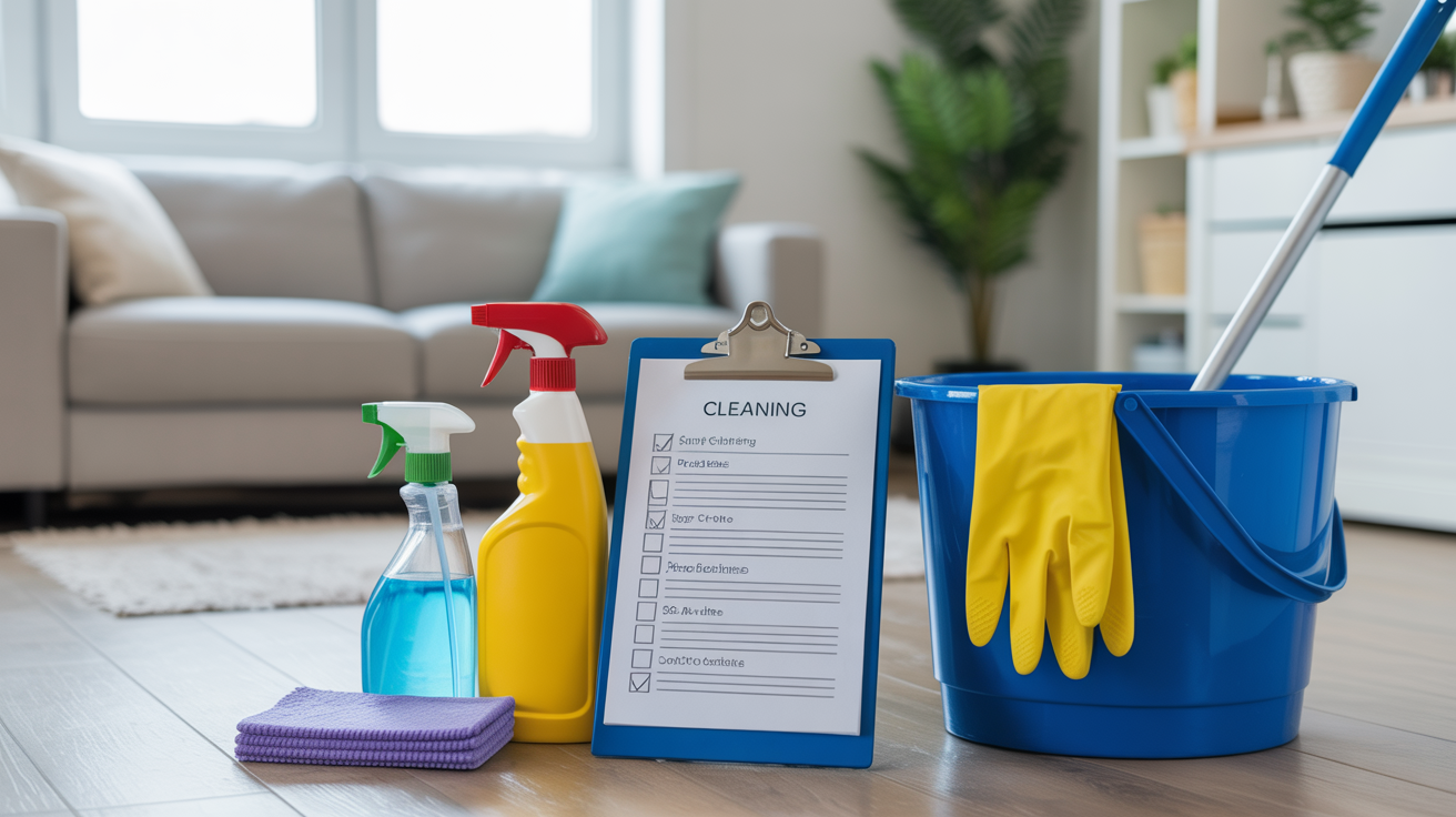 Sjekkliste for komplett flyttevask – rom for rom