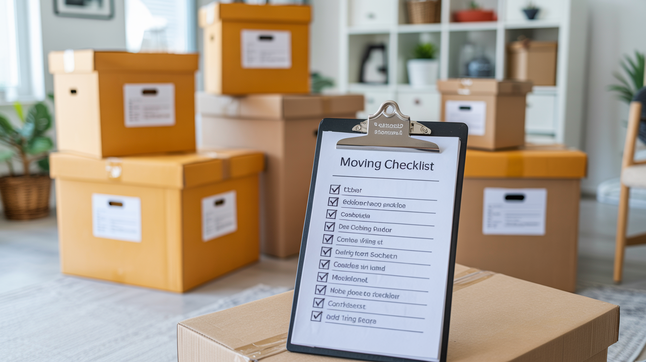 Komplett sjekkliste for pakking ved flytting